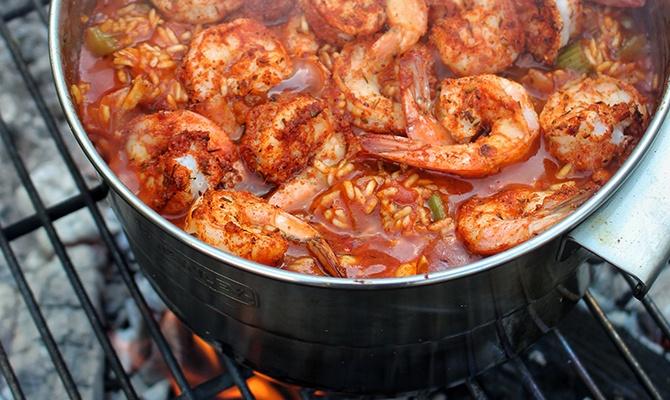 Easy Camping Dinner Idea: Simple Campfire Jambalaya