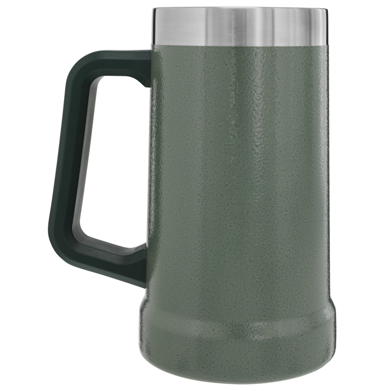 Stanley 1913 Adventure Big Grip Beer Stein 24 OZ dans Hammertone Green