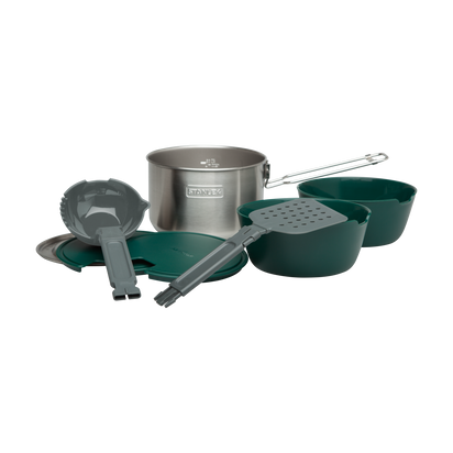 Stanley 1913 Adventure All-In-One Two Bowl Cookset in Stainless