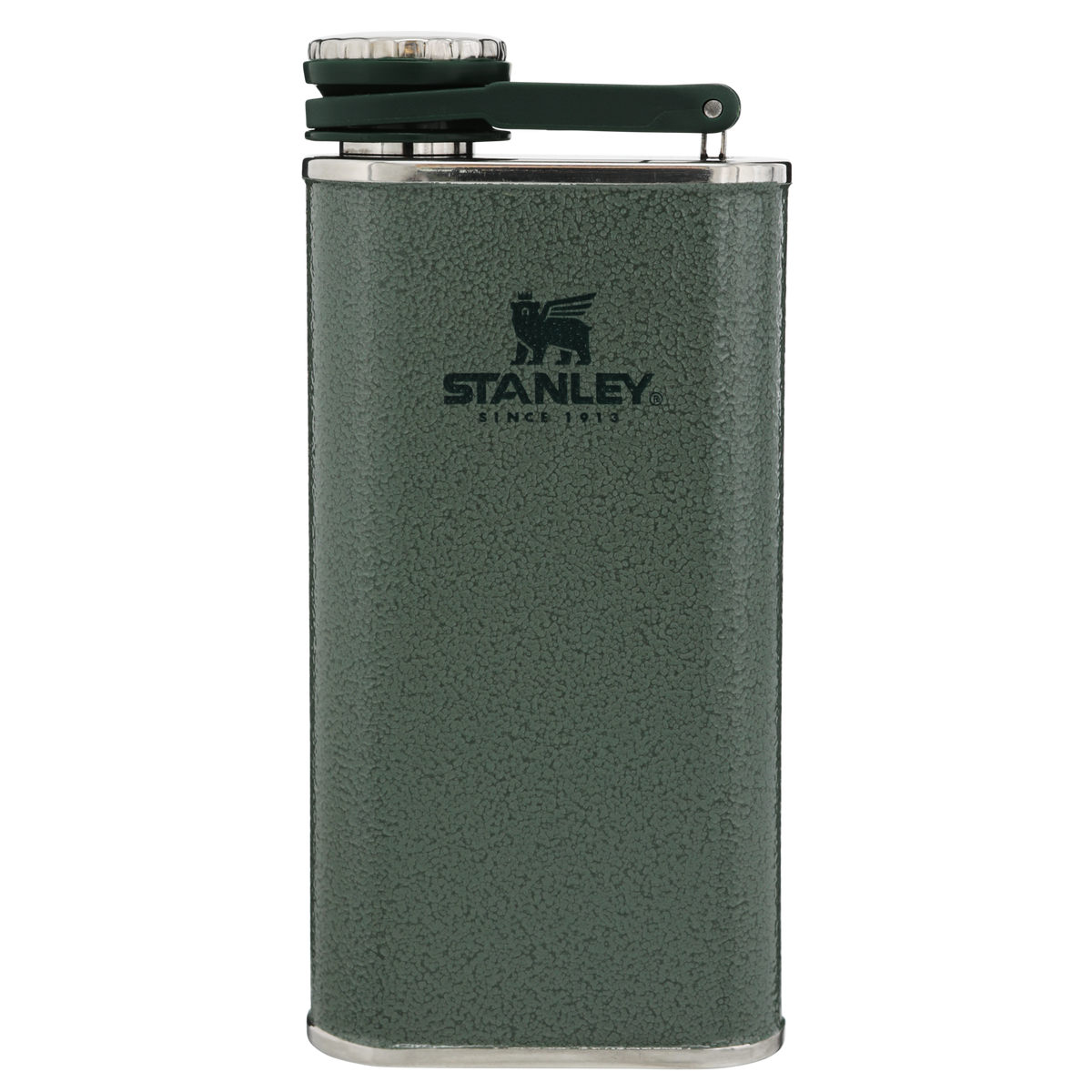 Stanley 1913 Classic Easy Fill Wide Mouth Flask 8 OZ dans Hammertone Green | View 1