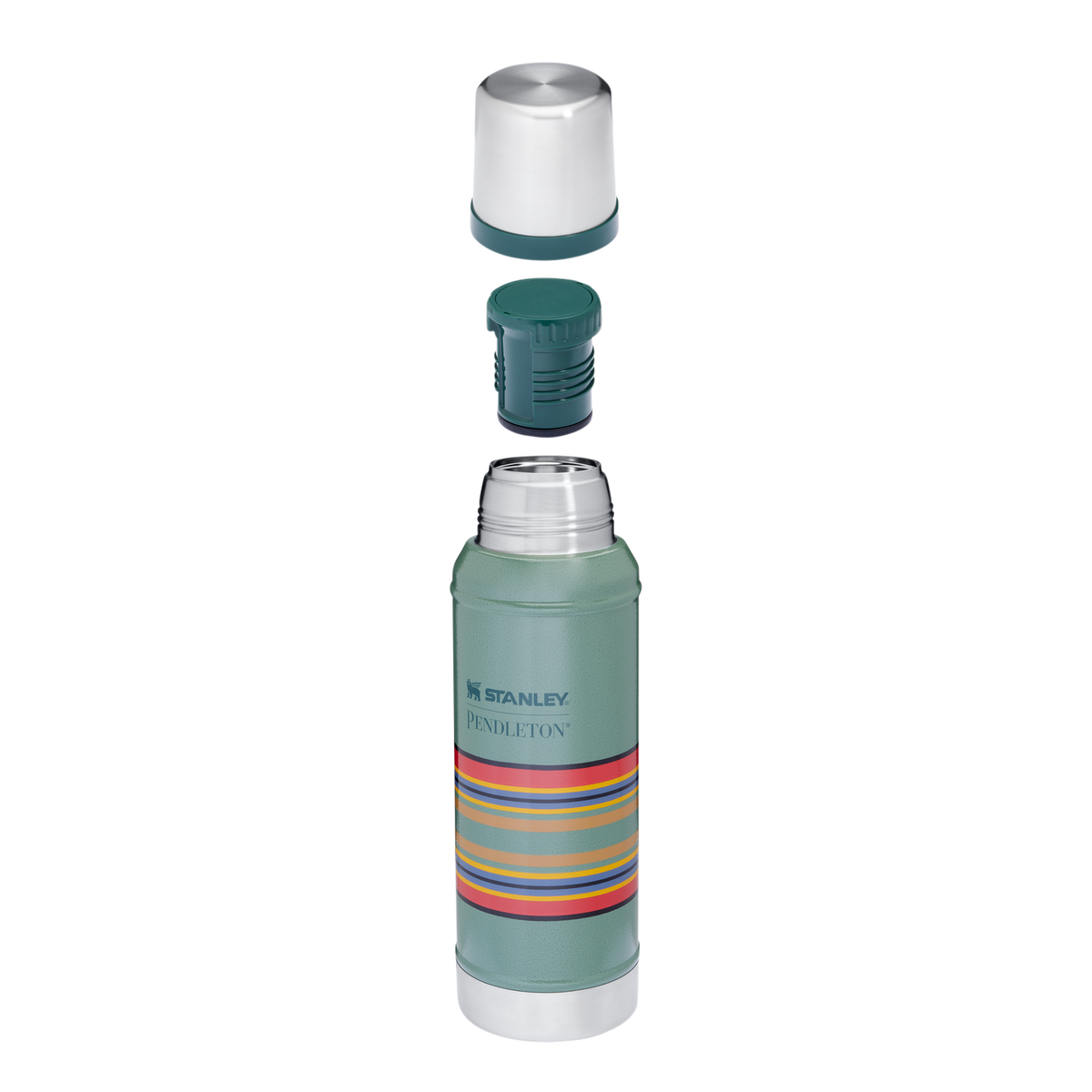 Stanley 1913 Stanley x Pendleton Classic Bottle 1.0 QT in Yakima Camp Stripe | View 2