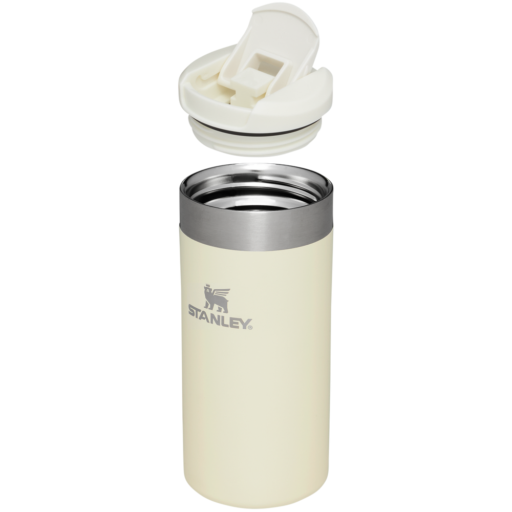 Stanley 1913 The AeroLight™ Transit Bottle 12 OZ dans Cream Glimmer | Coupe transversale Afficher