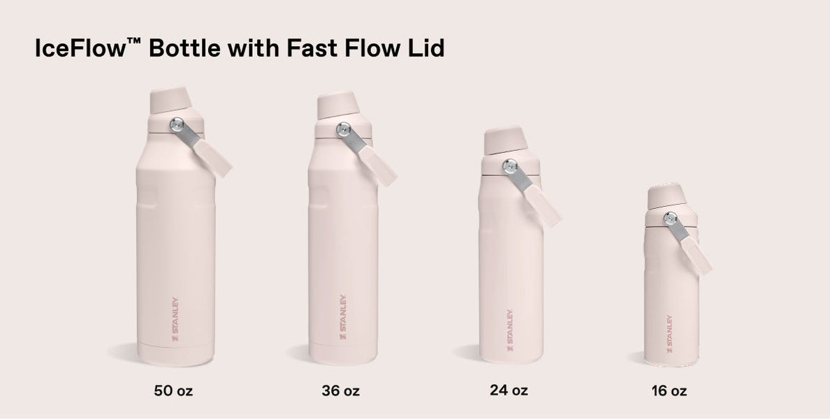 Size comparison chart for IceFlow™ Jug with Fast Flow Lid | 96 OZ