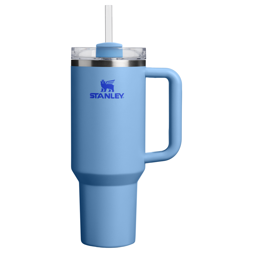 Stanley 1913 The Quencher H2.0 Flowstate™ Tumbler 40 OZ dans Blue Sky | Recto Couvercle Afficher