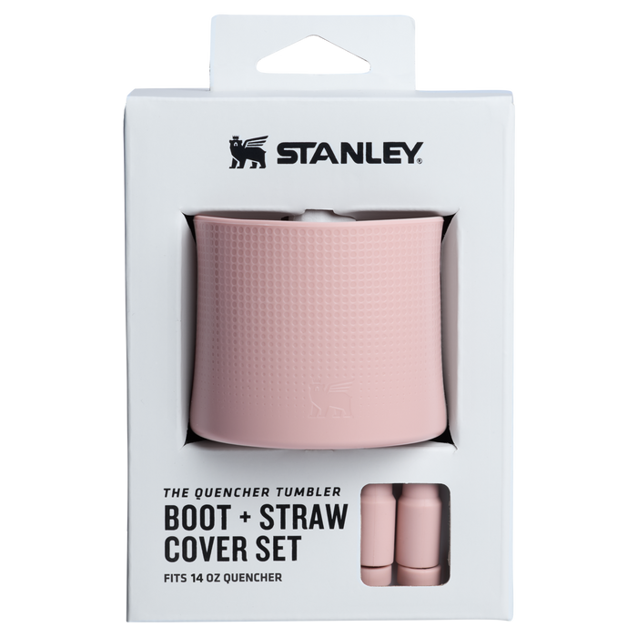 Stanley 1913 Stanley Quencher Boot and Straw Cover Set 14 OZ in Pink Dusk | Front View