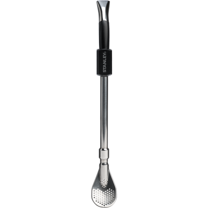 Stanley 1913 The Yerba Mate Bombilla Straw in Matte Black | Front View
