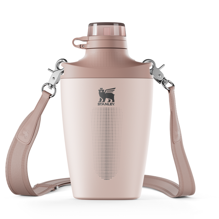 Stanley Crossbody Water Bottle in Rose Quartz Pink