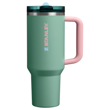 Stanley 1913 Stanley 1913 x Antonela Quencher ProTour Flip Straw Tumbler 40 OZ in Antonela Green | Front View