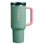 Swatch for Stanley 1913 Stanley 1913 x Antonela Quencher ProTour Flip Straw Tumbler 40 OZ in Antonela Green | Front View