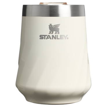Stanley 1913 The Textured Reserve Wine Tumbler 11 OZ in Cream Gloss | Front View