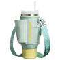 Visuel pour Stanley 1913 The All Day 30 OZ Quencher Carry-All dans Mist / One Size | Recto Afficher
