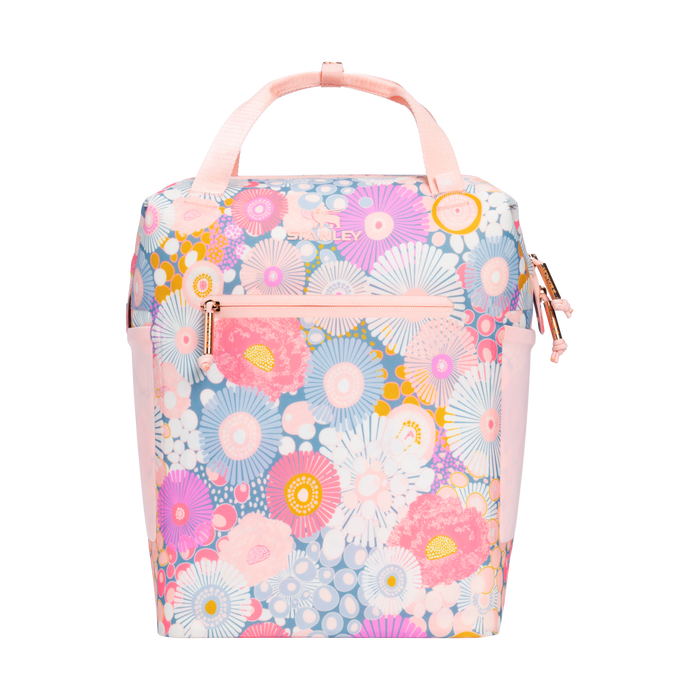 Stanley 1913 The All Day Madeleine Mini Cooler Backpack 14 QT 13.2 L dans Sorbet Wildflower | Recto Retour Afficher