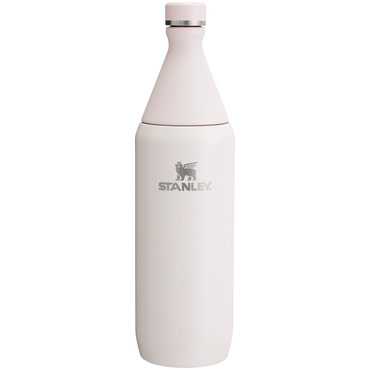 Stanley 1913 All Day Slim Bottle 34 OZ - Stanley Create in Rose Quartz Gloss | Front View
