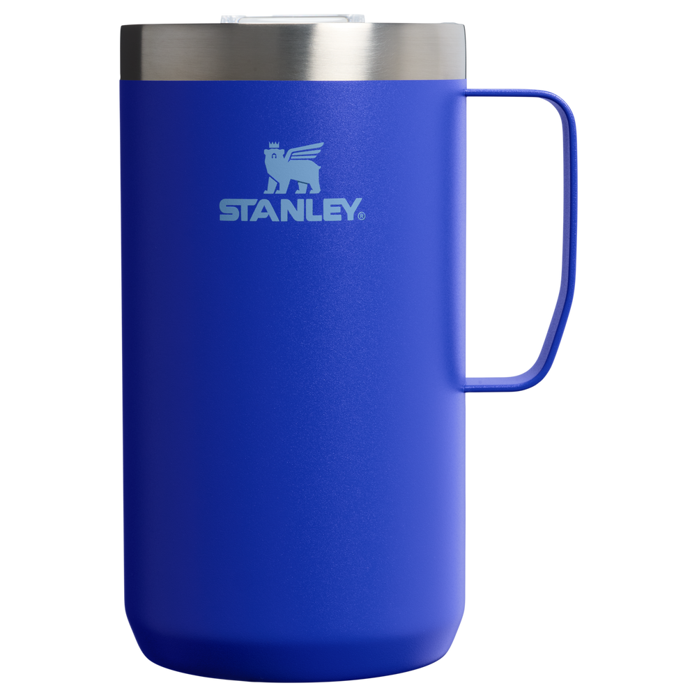 Stanley 1913 The Stay-Hot Camp Mug 24 OZ in Cobalt | Front View