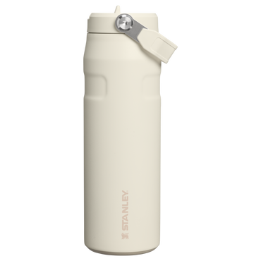 Stanley 1913 The IceFlow™ Bottle with Flip Straw Lid 24 OZ dans Cream | Recto Afficher
