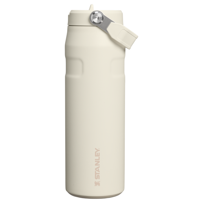 Stanley 1913 The IceFlow™ Bottle with Flip Straw Lid 24 OZ in Cream | Front View