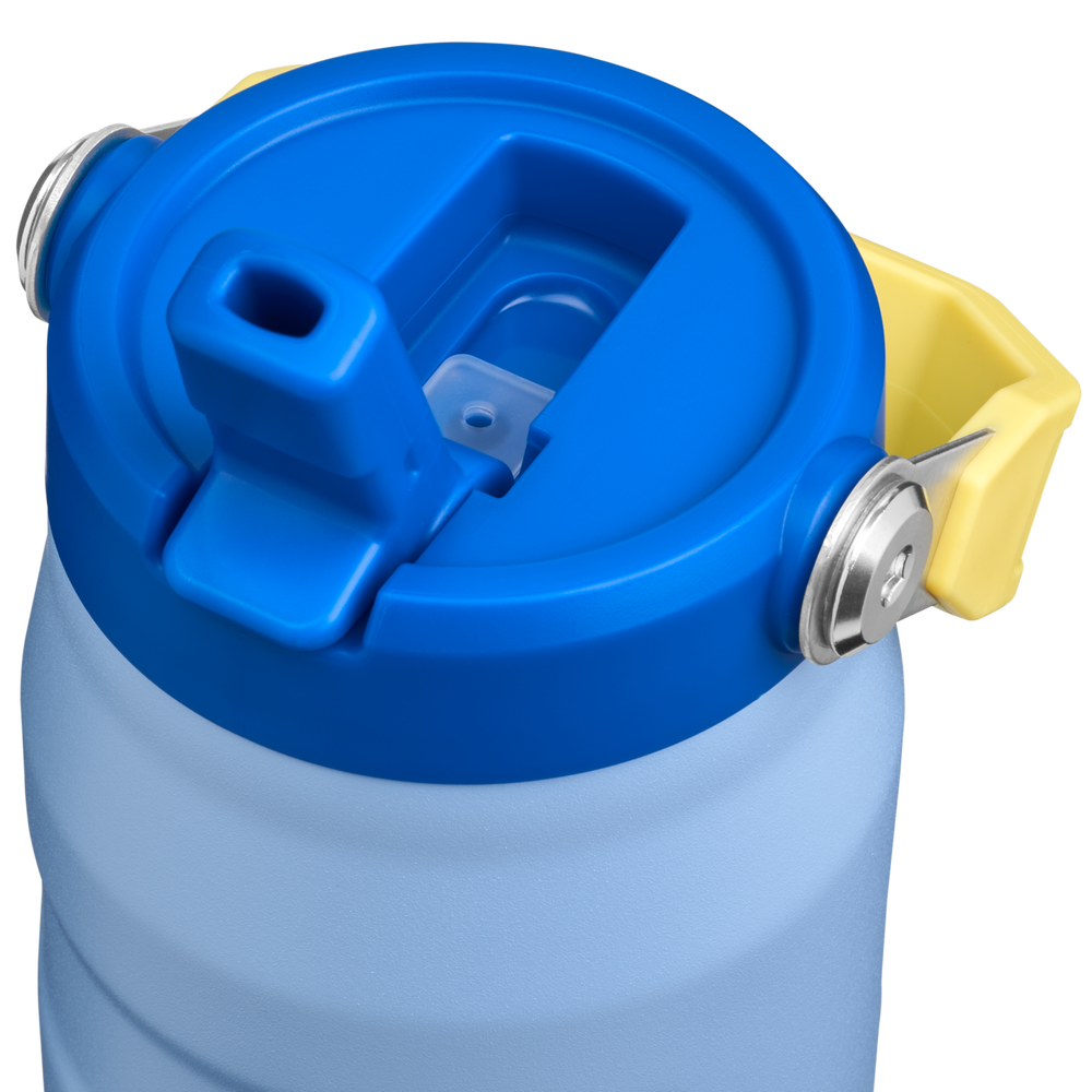 Stanley 1913 The IceFlow™ Bottle Flip Straw 2.0 24 OZ dans Cornflower Admiral Blue | Couvercle Détaillé Afficher