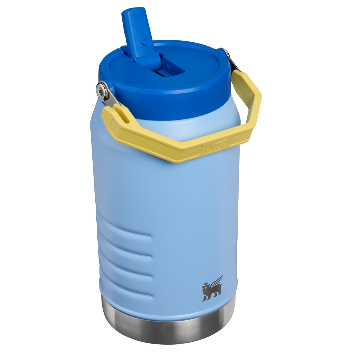 Stanley 1913 The IceFlow™ Flip Straw Jug 64 OZ in Cornflower Admiral Blue | Back View