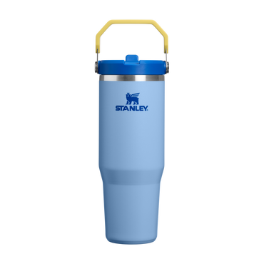 Stanley 1913 The IceFlow™ Flip Straw Tumbler 30 OZ in Cornflower Admiral Blue | Front View