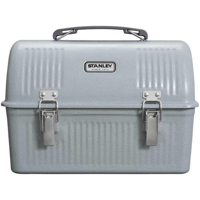 Stanley 1913 Classic Lunch Box 10 QT in Hammertone Silver | Front View