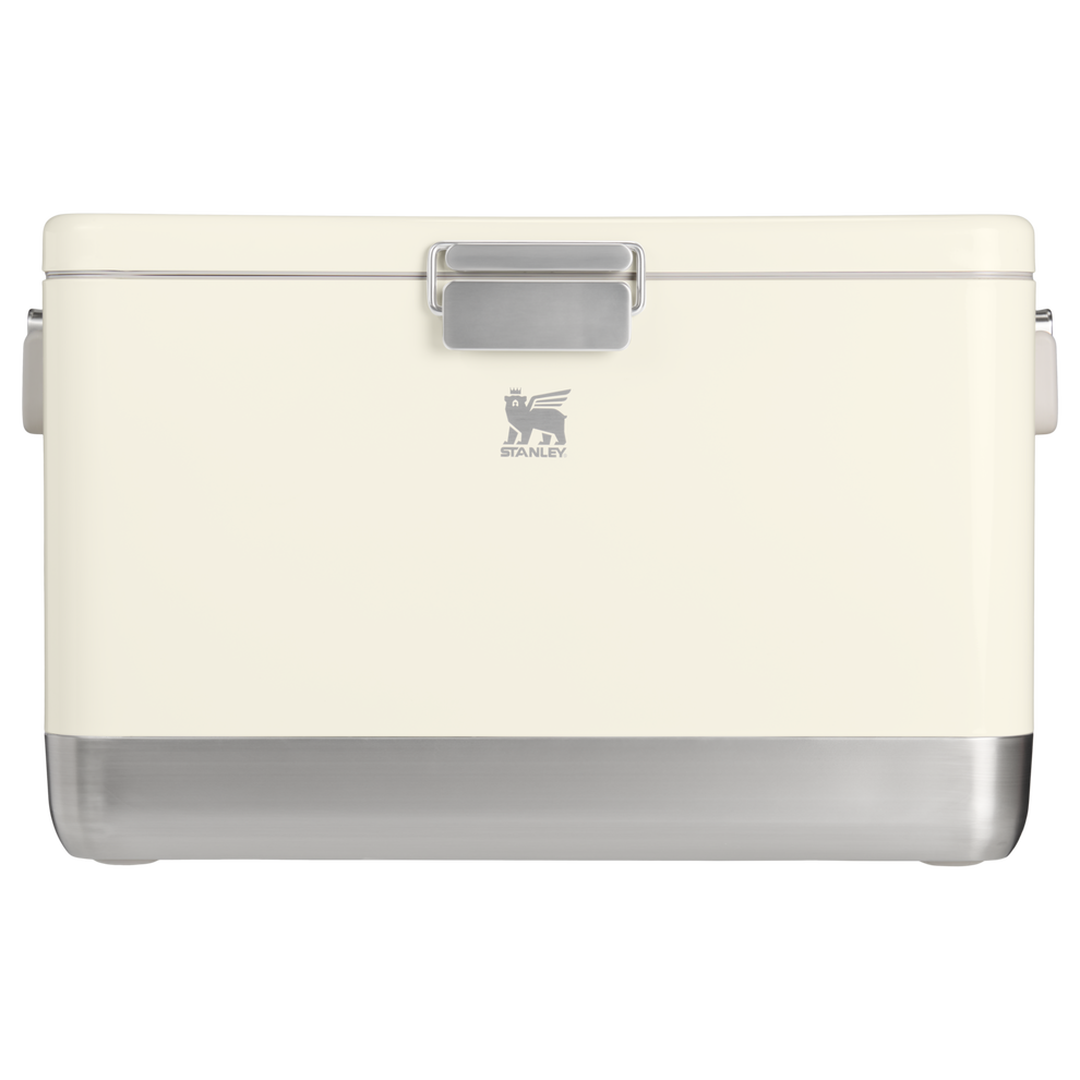 Stanley 1913 The Lifted Spirits™ Steel Cooler 84 QT in Cream Gloss | Front View