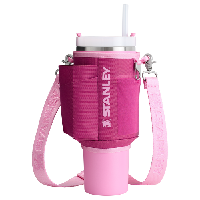 Stanley 1913 The All Day 40 OZ Quencher Carry-All dans Fuchsia | Recto Afficher