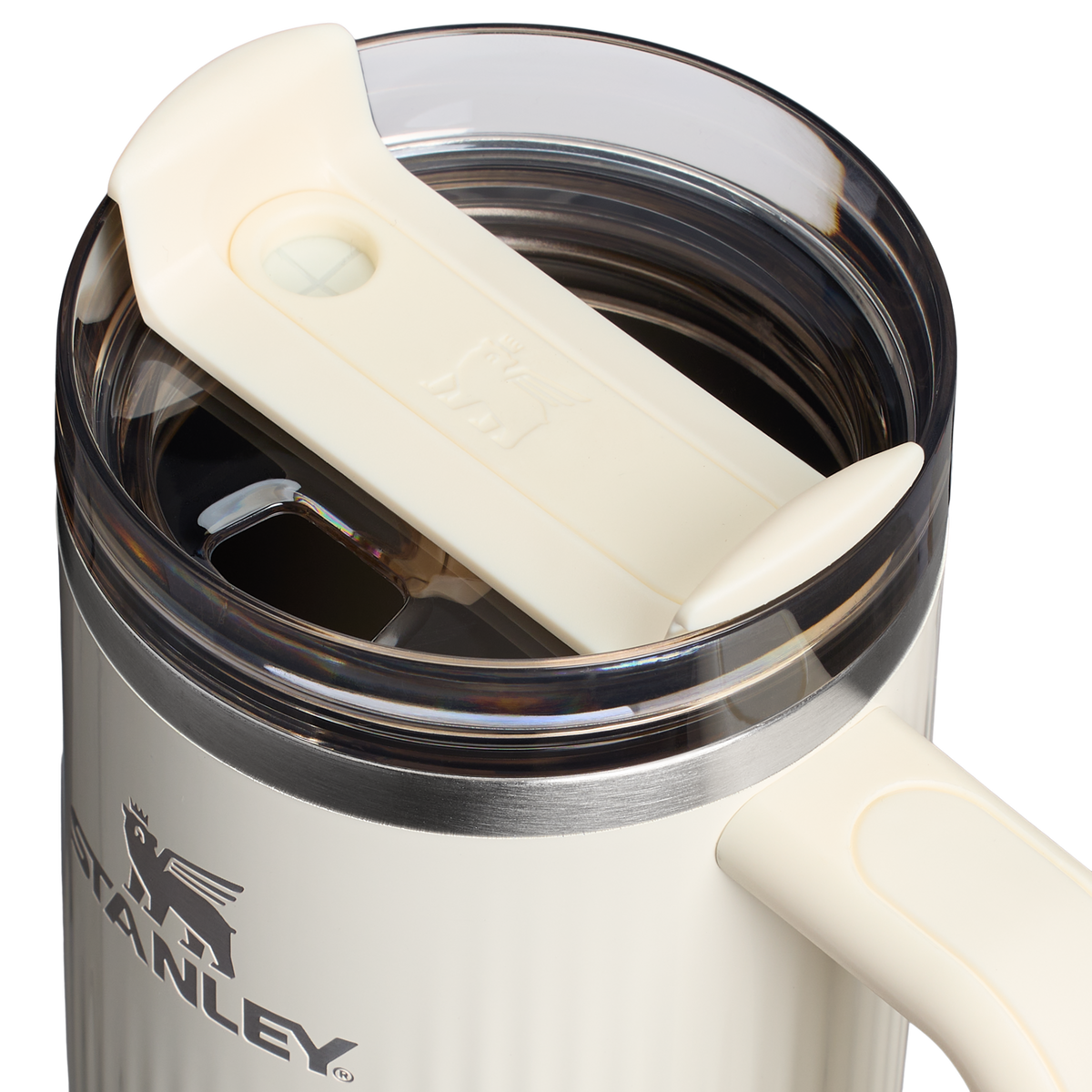 Stanley 1913 The Quencher® H2.0 Fluted Tumbler 30 OZ dans Cream Gloss | Recto Afficher