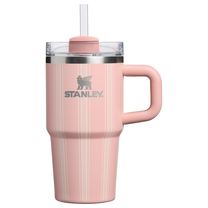 Stanley 1913 The Quencher H2.0 Flowstate™ Tumbler 20 OZ dans Peach Rose Picnic Stripe | Recto Afficher