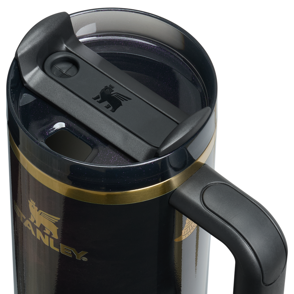 Stanley 1913 The Wicked for Good Quencher® H2.0 FlowState™ Tumbler 30 OZ in Elphaba For Good | Lid Detailed View