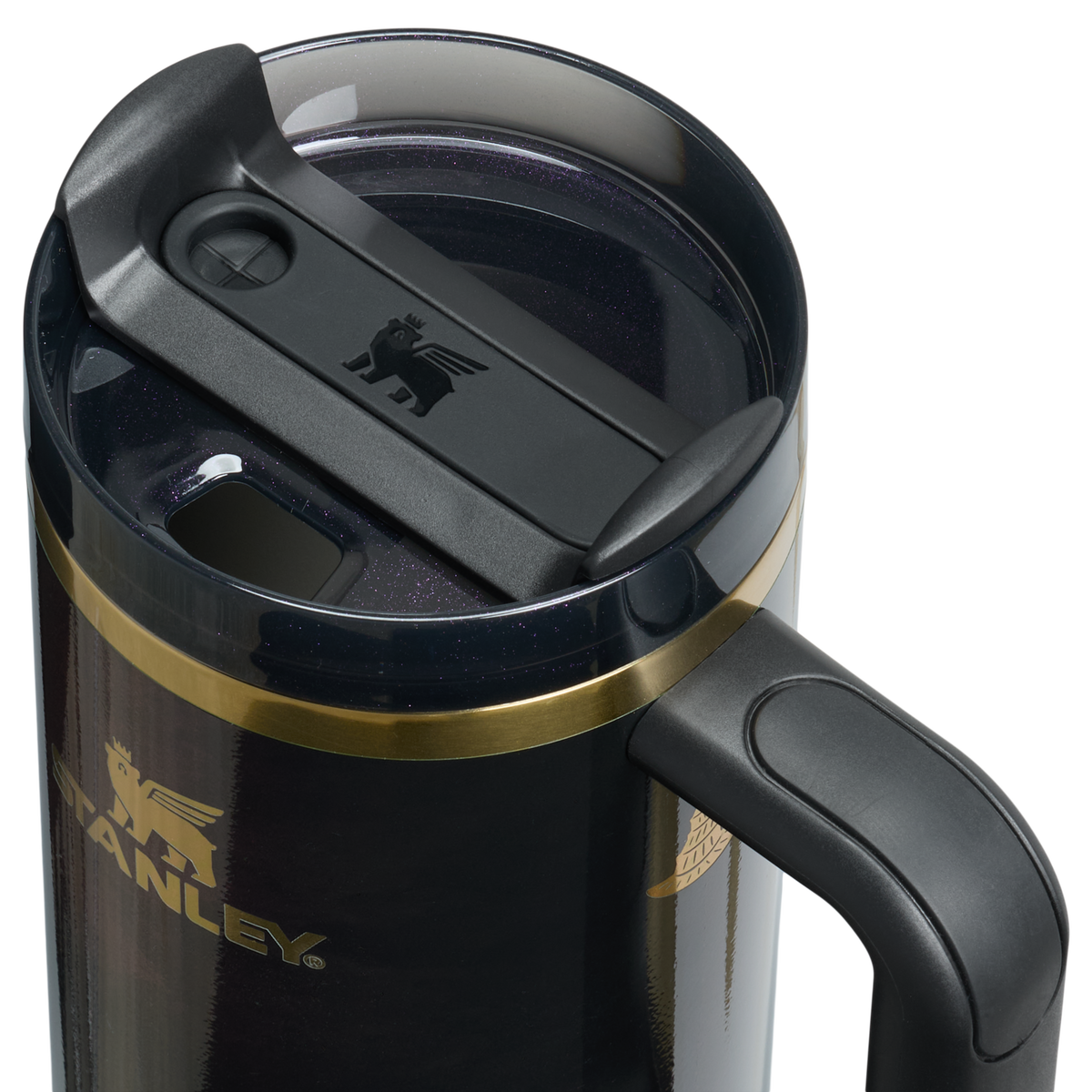 Stanley 1913 The Wicked for Good Quencher® H2.0 FlowState™ Tumbler 30 OZ in Elphaba For Good | Lid Detailed View