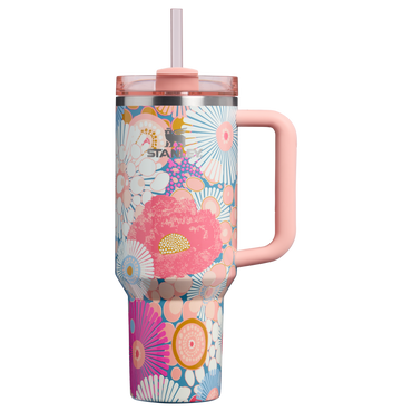 Stanley 1913 The Quencher H2.0 FlowState™ Tumbler  40 OZ dans Sorbet Wildflower | Recto Afficher