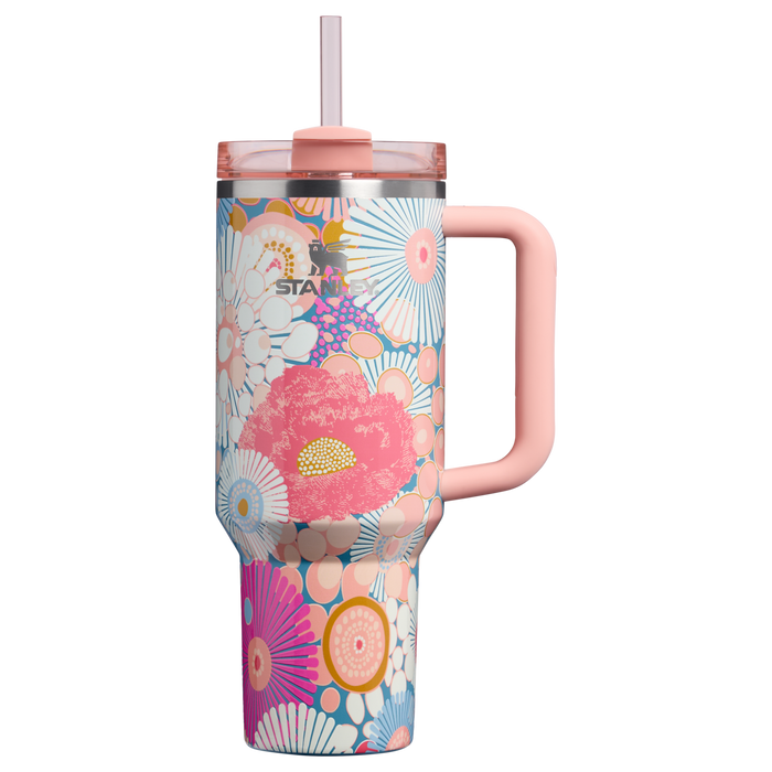 Stanley 1913 The Quencher H2.0 FlowState™ Tumbler  40 OZ dans Sorbet Wildflower | Recto Afficher