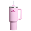 Stanley Quencher H2.O FlowState Tumbler Cup 40 OZ In Cherry Blossom Pink