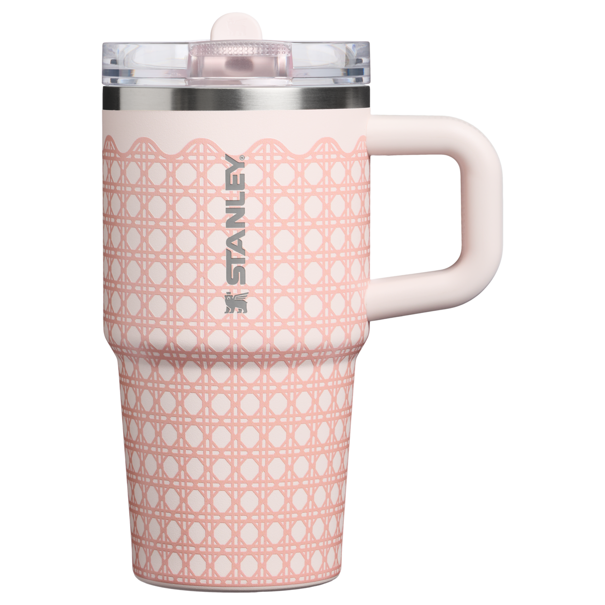 Stanley 1913 The Quencher® ProTour Flip Straw Tumbler 20 OZ in Rose Quartz Rattan | Front View