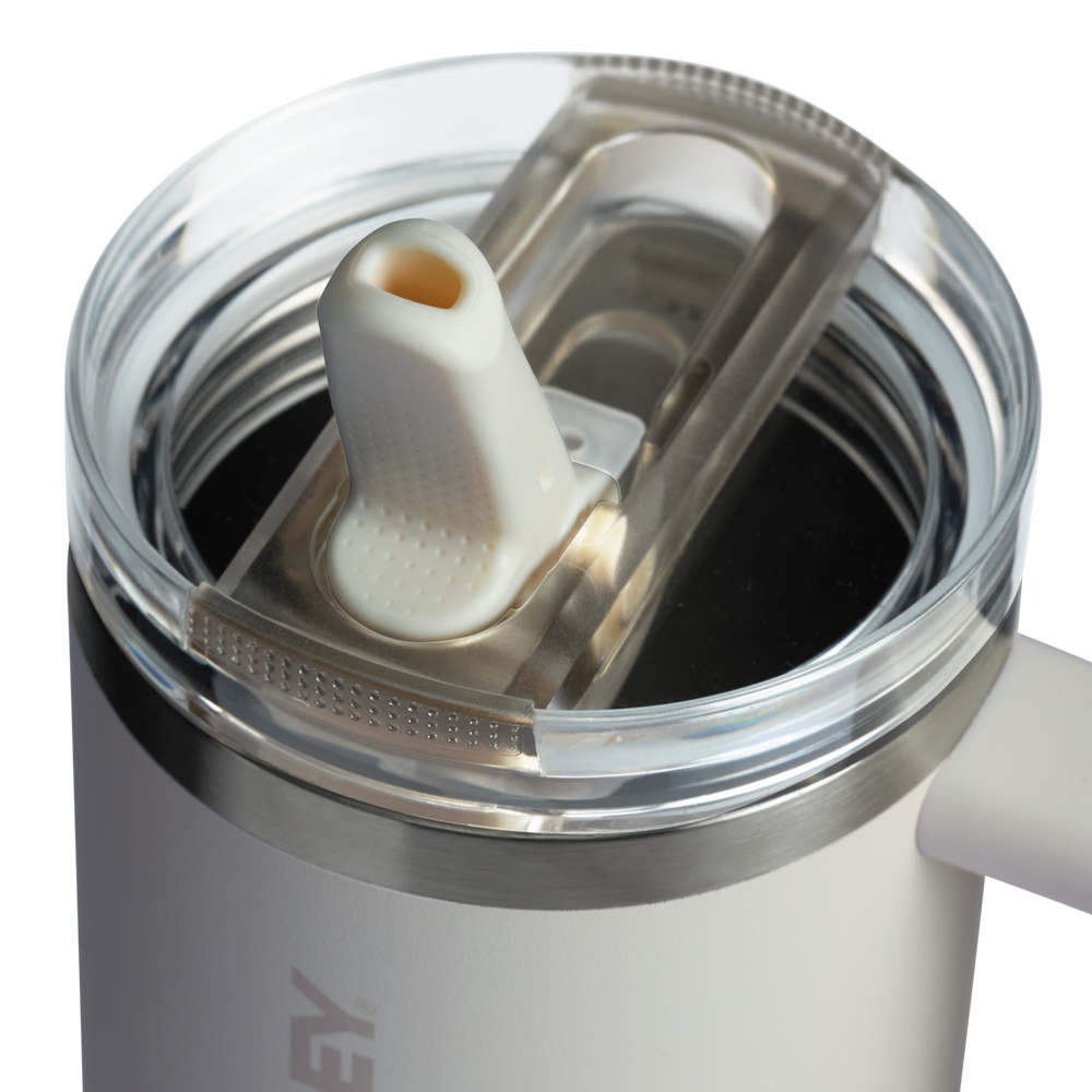 Stanley 1913 The Quencher ProTour Flip Straw Tumbler 30 OZ dans Cream | Couvercle Détaillé Afficher