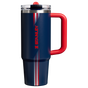 Swatch for Stanley 1913 The Country Collection Quencher® ProTour Flip Straw Tumbler 30 OZ in Team Navy Red | Front View