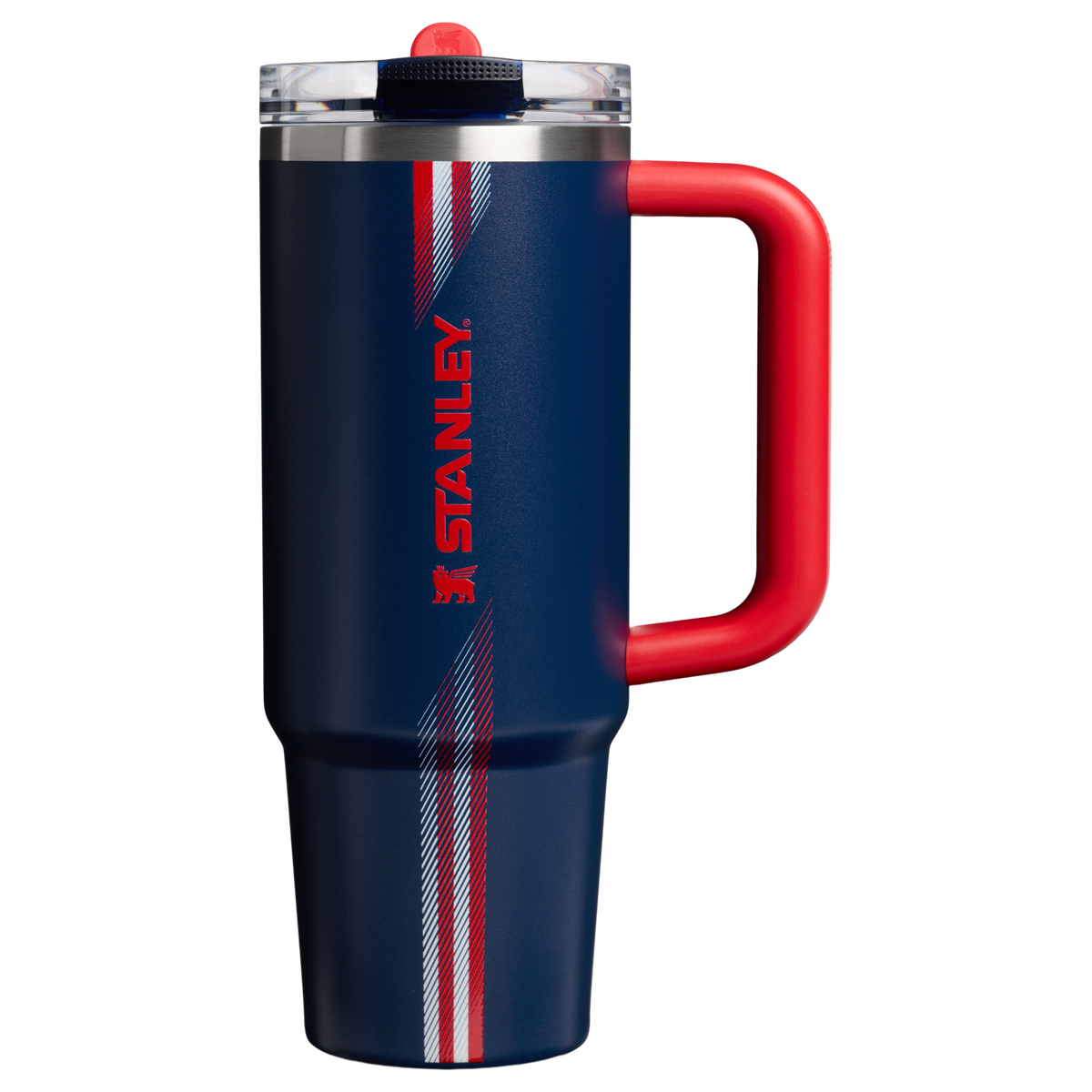 Stanley 1913 The Country Collection Quencher® ProTour Flip Straw Tumbler 30 OZ in Team Navy Red | Front View