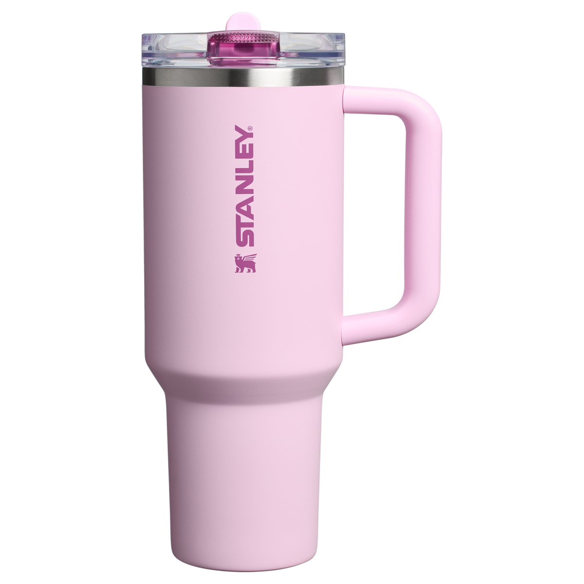 Stanley 1913 Fixture Test - Badges - The Quencher ProTour Flip Straw Tumbler 40 OZ in IS + On Sale | Front View