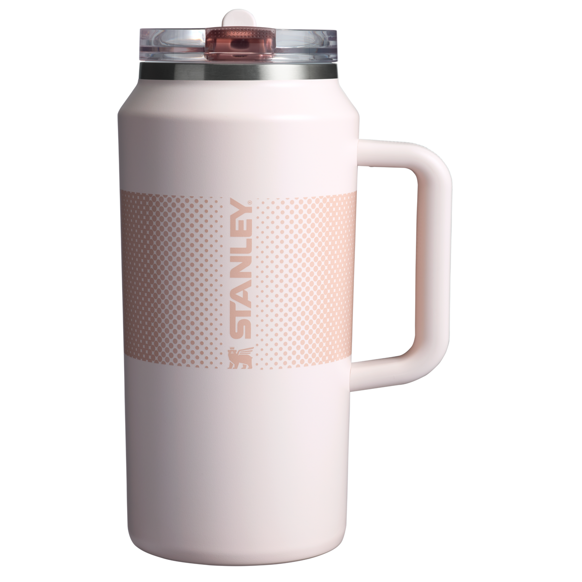 Stanley 1913 The Quencher ProTour Flip Straw Tumbler 64 OZ in Rose Quartz Fade | Front View