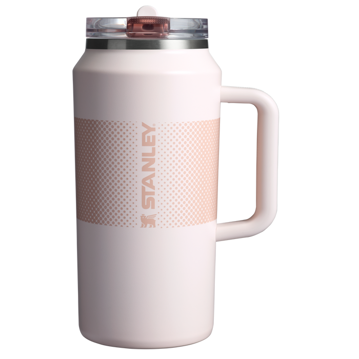 Stanley 1913 The Quencher ProTour Flip Straw Tumbler 64 OZ in Rose Quartz Fade | Front View