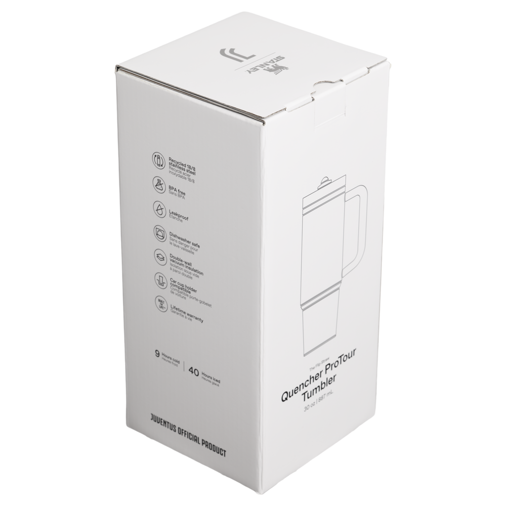 Stanley 1913 Stanley 1913 x Juventus Quencher® ProTour Flip Straw Tumbler 30 OZ in Coded | Back View