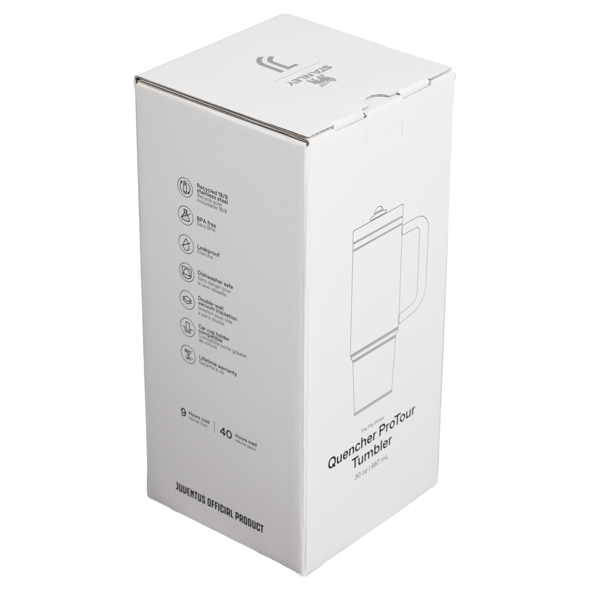 Stanley 1913 Stanley 1913 x Juventus Quencher® ProTour Flip Straw Tumbler 30 OZ in Coded | Back View