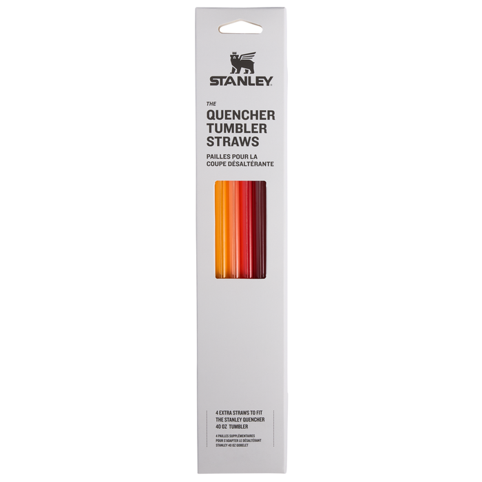 Stanley 1913 Adventure Quencher Travel Tumbler Straws 40 OZ 4-Pack dans Red/Orange Multi Pack | Recto Afficher