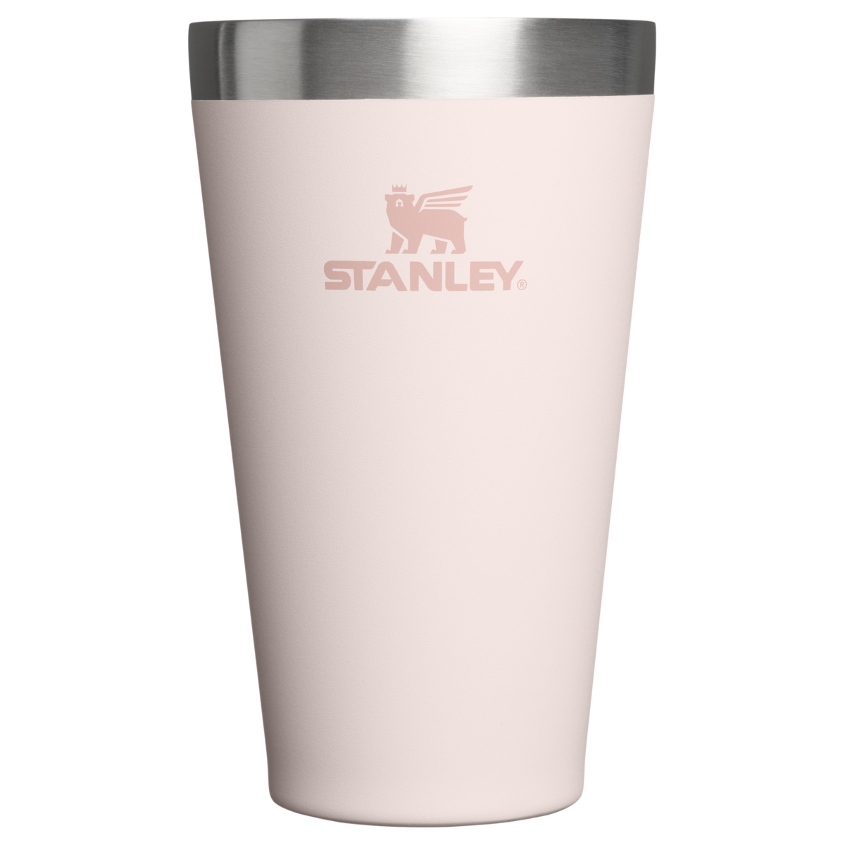 Stanley 1913 Adventure Stacking Beer Pint 16 OZ dans Rose Quartz | Recto Afficher