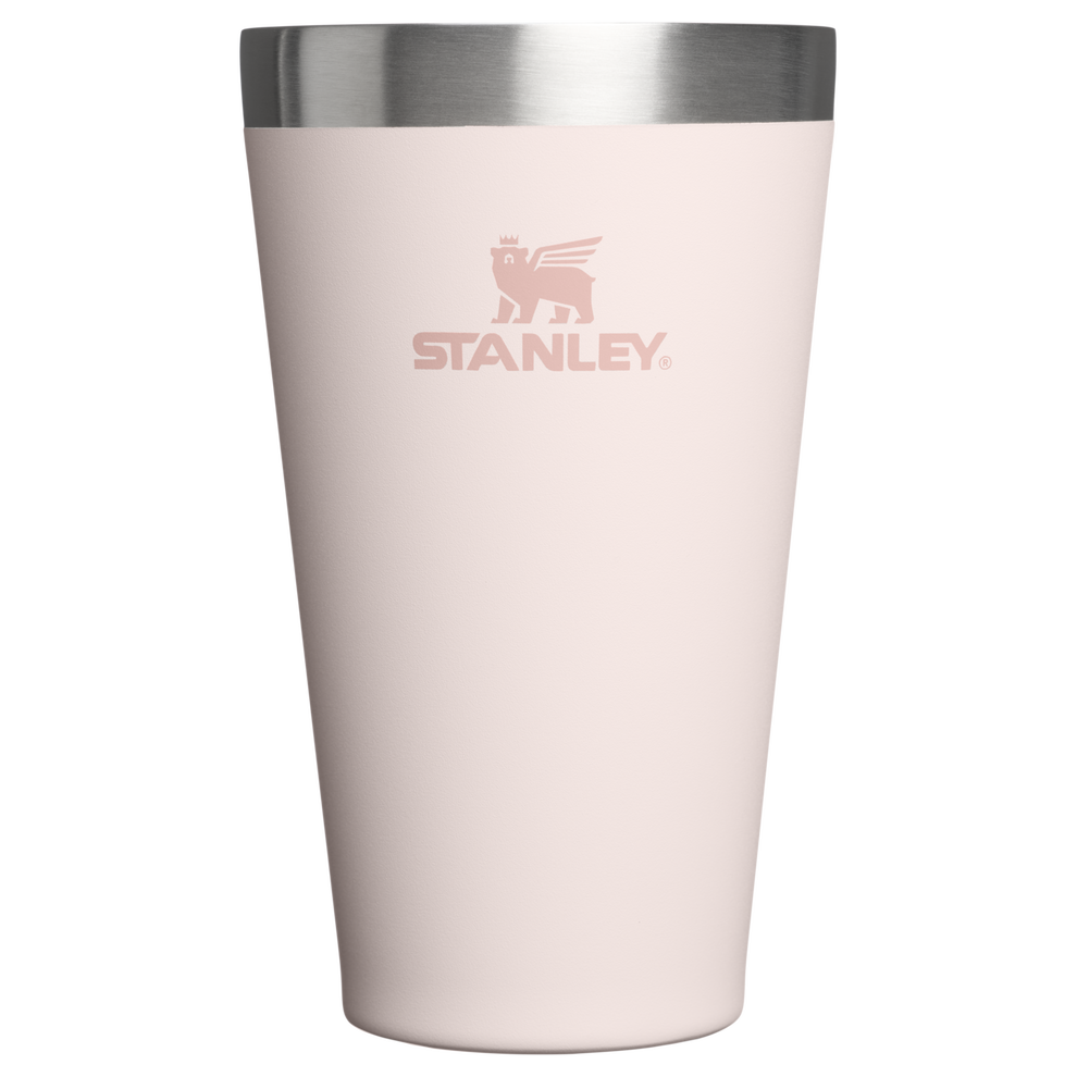 Stanley 1913 Adventure Stacking Beer Pint 16 OZ dans Rose Quartz | Recto Afficher