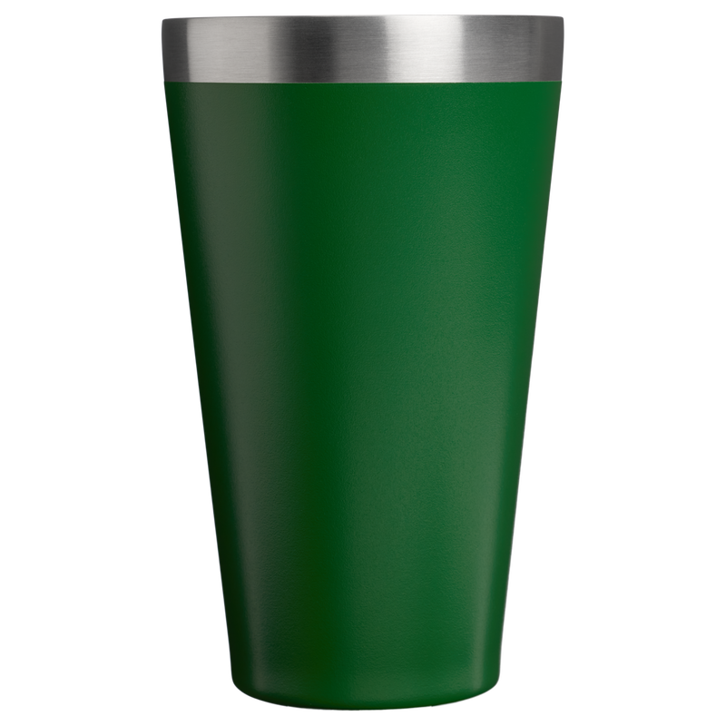 Stanley 1913 The Country Collection Stacking Pint 16 OZ in Team Dark Green Red | Back View