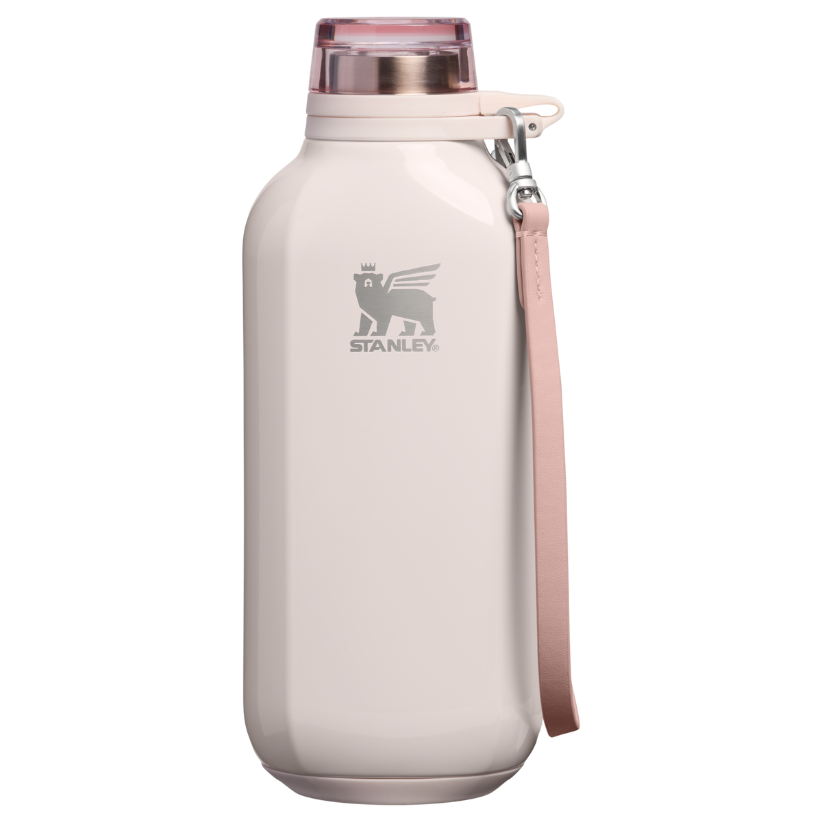 Stanley 1913 The Stanley Clutch Bottle 16 OZ in Rose Quartz Gloss | Front View