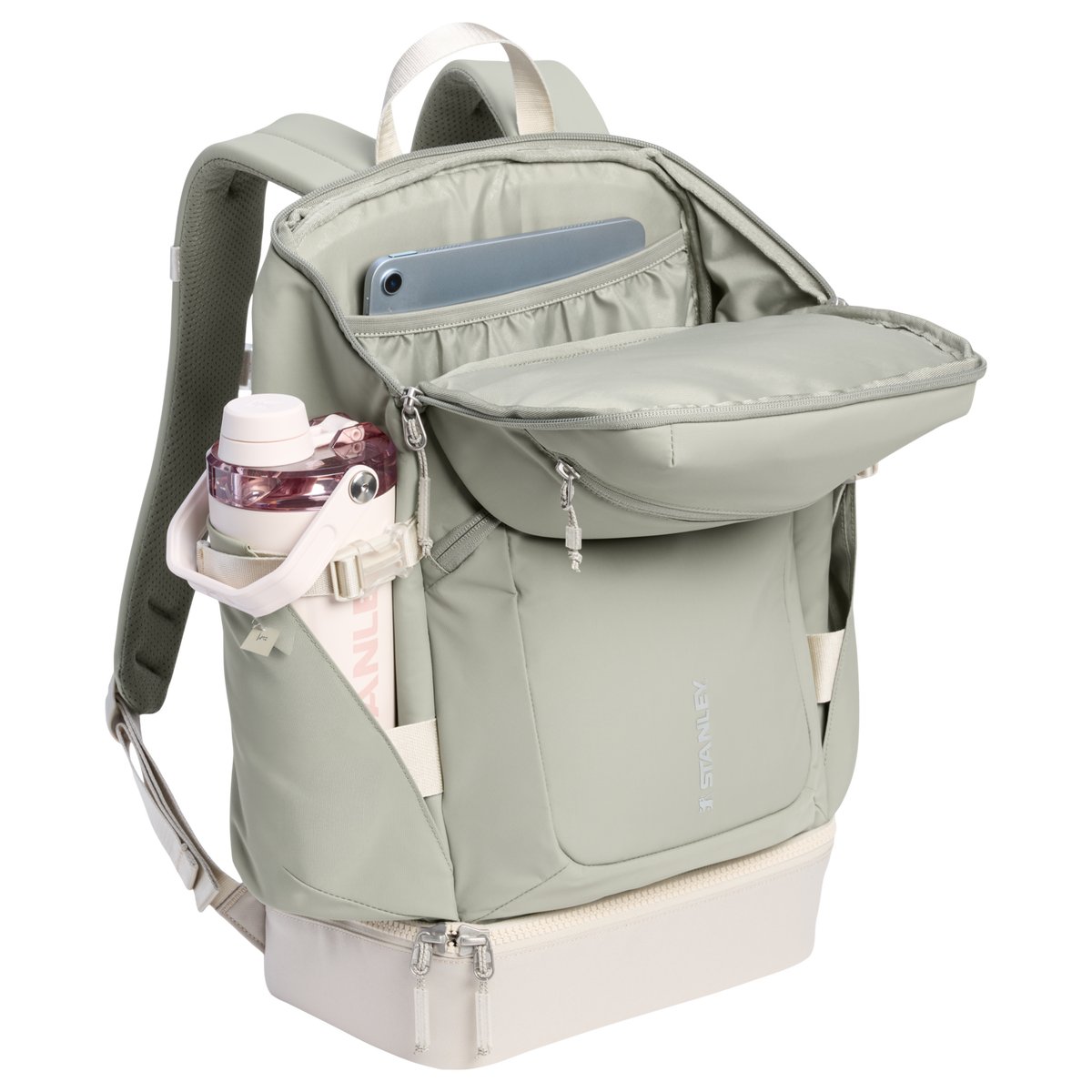 Stanley 1913 The Vitalize™ Backpack 30.9 QT dans Sage Grey | Recto Retour Afficher