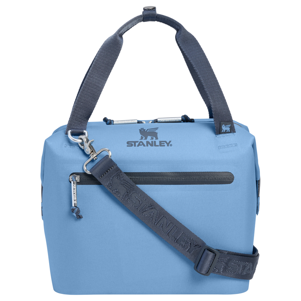 Stanley 1913 The All Day Julienne Mini Cooler 10 Can 7.4 QT 7.0 L in Blue Sky | Front View