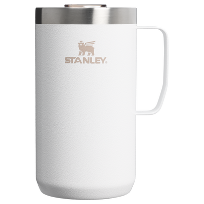 Stanley 1913 The Stay-Hot Camp Mug 24 OZ in Hammertone Frost | Front View